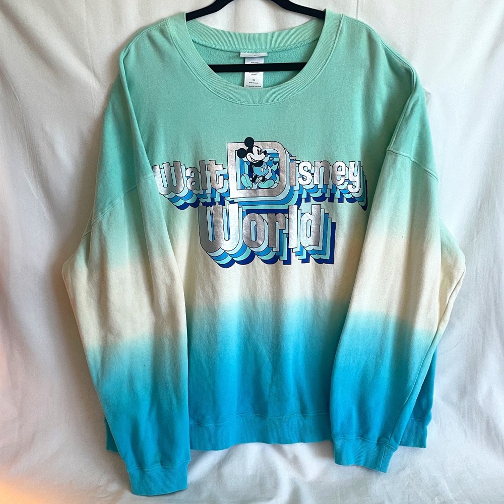 Official Walt DIsney World Blue Ombre Spirit Jersey - Women's Size 3XL -